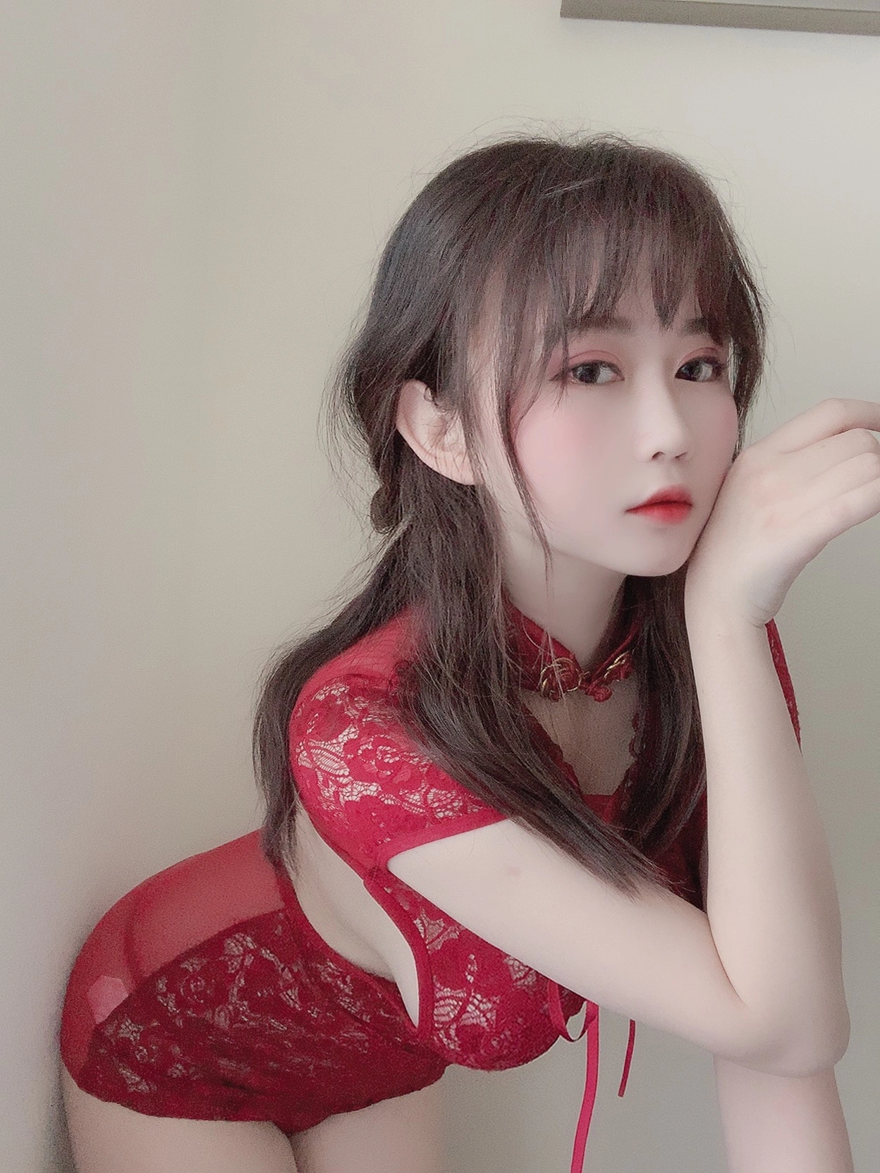 是依酱吖 - NO.06 红色旗袍 3